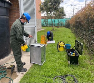 Lubricación y alineación de motores centrífugos